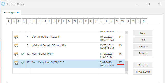 Routing Rules Reorder Example 4