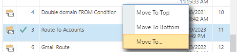 Routing Rules Reorder Move To...